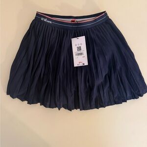 Wilson Blue Mini Tennis Skirt NWT